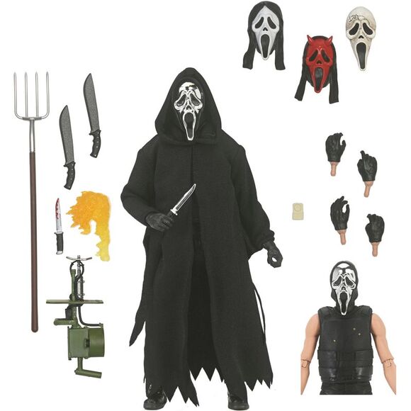 Scream Ultimate Ghost Face Inferno 7” Scale Action Figure - Picture 1 of 4